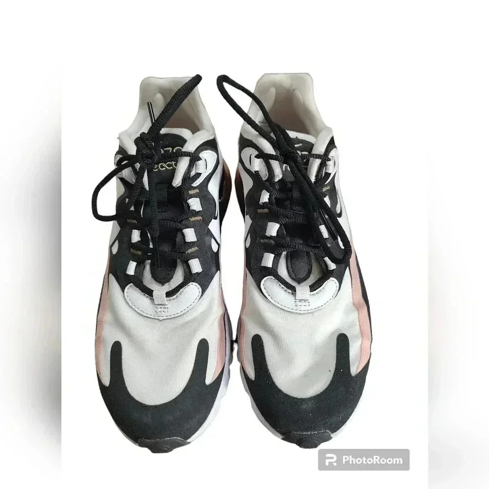 Womens Nike Air 270 React Size 7 Bleached Coral - Picture 2 of 4